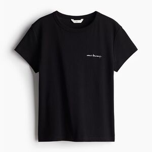 H&M Black Short Sleeve Tee